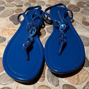 Blue Montgomery Bay Club sandals
